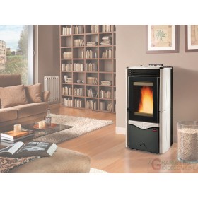 STUFA PELLET KW.14 DUCHESSA IDRO CERAM.BIANCA STUFA PELLET KW.14 DUCHESSA IDRO CERAM.BIANCA