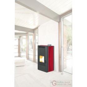 STUFA PELLET KING IDRO KW20 BORDEAUX STUFA PELLET KING IDRO KW20 BORDEAUX
