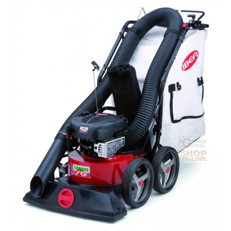 ASPIRAFOGLIE IBEA 2755 TRAZIONATO ASPIRATORE TURBO CARRELLATO ASPIRAFOGLIE IBEA 2755 TRAZIONATO ASPIRATORE TURBO CARRELLATO