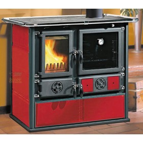 NORDICA STUFA A LEGNA MOD. ROSA KW. 6,5 COLORE BORDEAUX NORDICA STUFA A LEGNA MOD. ROSA KW. 6,5 COLORE BORDEAUX