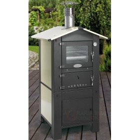 FORNO A LEGNA FORNO ITALIA A COMBUSTIONE INDIRETTA CON PIASTRA REFRATTARIA cm.90x87x156h FORNO A LEGNA FORNO ITALIA A COMBUSTIONE INDIRETTA CON PIASTRA