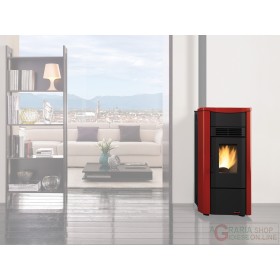 STUFA PELLET KW 9,2 GIUSY PLUS BORDEAUX CANAL STUFA PELLET KW 9,2 GIUSY PLUS BORDEAUX CANAL
