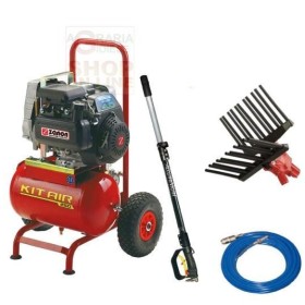 ZANON KIT MOTOCOMPRESSORE E ABBACCHIATORE SCUOTIOLIVE MOTORE HONDA HP. 4 BENZINA ZANON KIT MOTOCOMPRESSORE E ABBACCHIATORE SCUOTIOLIVE MOTORE