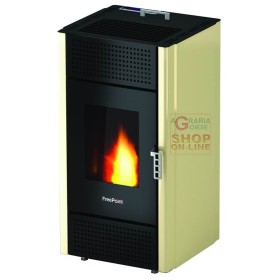 STUFA FREEPOINT-CADEL A PELLET LEONORA KW. 7 AVORIO STUFA FREEPOINT-CADEL A PELLET LEONORA KW. 7 AVORIO