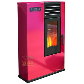 STUFA A PELLET PUNTO FUOCO SUSY SLIM KW. 7,5 (BR) ROSSO STUFA A PELLET PUNTO FUOCO SUSY SLIM KW. 7,5 (BR) ROSSO