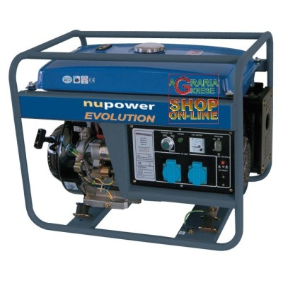 NUPOWER GENERATORE NPEGG5200 AVVIAMENTO ELETTRICO KW. 5,2