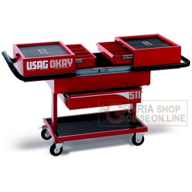 CARRELLO USAG OKAY 511 V PORTAUTENSILI PORTA CHIAVI DA OFFICINA CARRELLO USAG OKAY 511 V PORTAUTENSILI PORTA CHIAVI DA OFFICINA