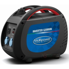 GENERATORE AD INVERTER PORTATILE PROFESSIONALE MULTIPOWER G2000iN KVA 1,6 GENERATORE AD INVERTER PORTATILE PROFESSIONALE MULTIPOWER