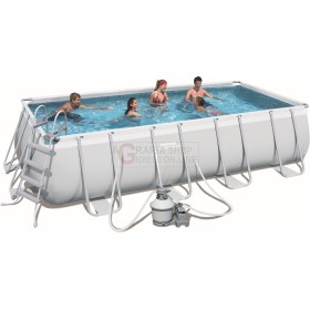BESTWAY 56390 PISCINA CON TELAIO POWER STEEL FRAME CM.488x274x122h. BESTWAY 56390 PISCINA CON TELAIO POWER STEEL FRAME