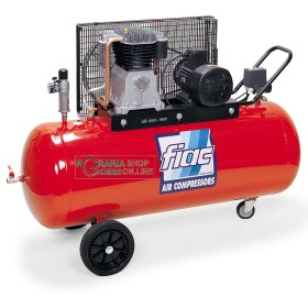 FIAC COMPRESSORE AB200/338M LT. 200 HP.3 A CINGHIA ARIA COMPRESSA MADE ITALY FIAC COMPRESSORE AB200/338M LT. 200 HP.3 A CINGHIA ARIA