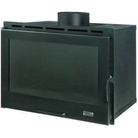 INSERTO PER CAMINO A LEGNA CAMINETTO IN ACCIAIO ALTO SPESSORE A LEGNA L-80 VENTILATO KW. 16 INSERTO PER CAMINO A LEGNA CAMINETTO IN ACCIAIO ALTO SPESSORE A