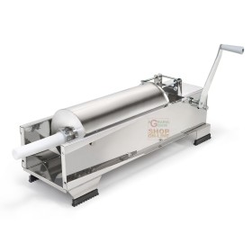 REBER INSACCATRICE PER SALUMI INOX 2 VELOCITA KG. 15 CON CARTER PROTEZIONE INGRANAGGI REBER INSACCATRICE PER SALUMI INOX 2 VELOCITA KG. 15 CON CARTER