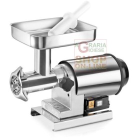 TRE SPADE TRITACARNE ELETTRICO N. 22 INOX-80 HP. WATT. 600 COMPLETAMENTE INOX TRE SPADE TRITACARNE ELETTRICO N. 22 INOX-80 HP. WATT. 600