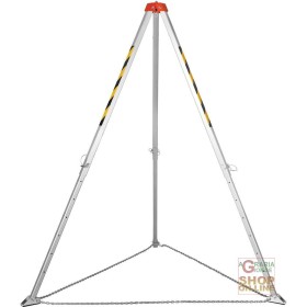 TREPPIEDE DI SICUREZZA IN LEGA DI ALLUMINIO  ALTEZZA REGOLABILE 130 230 CM MAX TREPPIEDE DI SICUREZZA IN LEGA DI ALLUMINIO ALTEZZA REGOLABILE