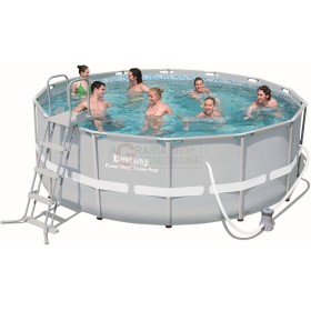 BESTWAY 56444 PISCINA CON TELAIO POWER STEEL FRAME CM.427x122h. BESTWAY 56444 PISCINA CON TELAIO POWER STEEL FRAME CM.427x122h.