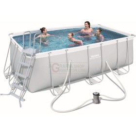 BESTWAY 56456 PISCINA CON TELAIO POWER STEEL FRAME CM.412x201x122h. BESTWAY 56456 PISCINA CON TELAIO POWER STEEL FRAME