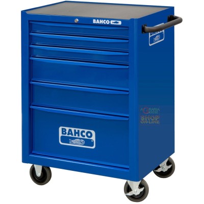 BAHCO CARRELLO CASSETTIERA PORTAUTENSILI A 6 CASSETTI MODELLO