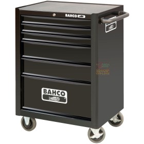 BAHCO CARRELLO CASSETTIERA PORTAUTENSILI A 6 CASSETTI MODELLO 1470K6 NERO MISURE CM. 67,7x50,1x95h. BAHCO CARRELLO CASSETTIERA PORTAUTENSILI A 6 CASSETTI MODELLO