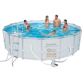 BESTWAY PISCINA CON TELAIO STEEL PRO CM. 427X122H MOD. 56263 BESTWAY PISCINA CON TELAIO STEEL PRO CM. 427X122H MOD. 56263