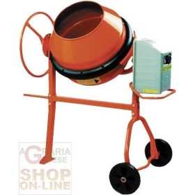 VIGOR BETONIERA ELETTRICA MOD. 165-15 WATT. 700 220V LT. 165 CON RUOTE VIGOR BETONIERA ELETTRICA MOD. 165-15 WATT. 700 220V LT. 165