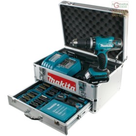 MAKITA MOD. BHP453RHEX TRAPANO CON 2 BATTERIE 18 VOLT LITIO VALIGETTA ALLUMINIO MAKITA TRAPANO CON 2 BATTERIE 18 VOLT LITIO BHP453RHEX