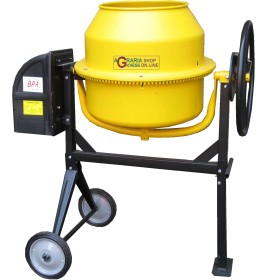 BETONIERA ELETTRICA MOD. MX 140 WATT 550 220V LT. 140 CON RUOTE BETONIERA ELETTRICA MOD. MX 140 WATT 550 220V LT. 140 CON RUOTE