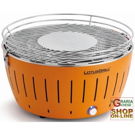 LOTUSGRILL LOTUS GRILL XL BARBECUE DA TAVOLO PORTATILE PER ESTERNO GRANDE ARANCIO LOTUSGRILL LOTUS GRILL XL BARBECUE DA TAVOLO PORTATILE PER