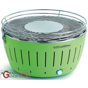 LOTUSGRILL LOTUS GRILL XL BARBECUE DA TAVOLO PORTATILE PER ESTERNO GRANDE VERDE GREEN LOTUSGRILL LOTUS GRILL XL BARBECUE DA TAVOLO PORTATILE PER