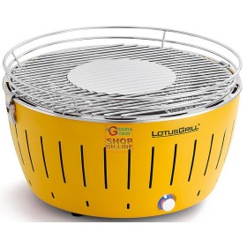 LOTUSGRILL LOTUS GRILL XL BARBECUE DA TAVOLO PORTATILE PER ESTERNO GRANDE GIALLO YELLOW LOTUSGRILL LOTUS GRILL XL BARBECUE DA TAVOLO PORTATILE PER