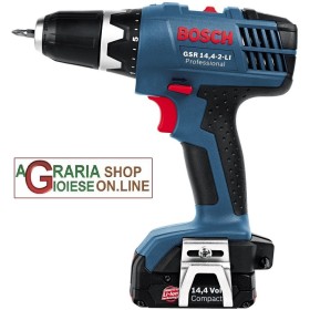 BOSCH TRAPANO AVVITATORE GSR 14,4 V 2 BATTERIE LITIO 1,3 AH BOSCH TRAPANO AVVITATORE GSR 14,4 V 2 BATTERIE LITIO 1,3 AH