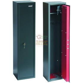 BLINKY ARMADIO PORTAFUCILI 10 POSTI CON TESORETTO CM. 55X22X138H BLINKY ARMADIO PORTAFUCILI 10 POSTI CON TESORETTO CM. 55X22X138H