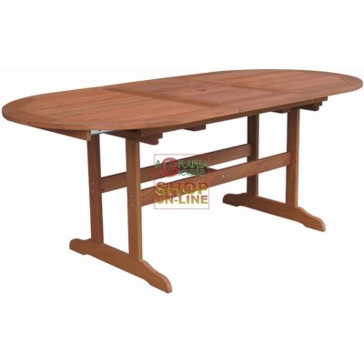 VIGOR TAVOLO IN LEGNO ALLUNGABILE CALIPSO OVALE CM.147/193