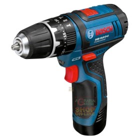 BOSCH TRAPANO PERCUSSIONE CON 2 BATTERIE GSB 10,8-2 LI  2AH 10,8V BOSCH TRAPANO PERCUSSIONE CON 2 BATTERIE GSB 10,8-2 LI 2AH 10,8V