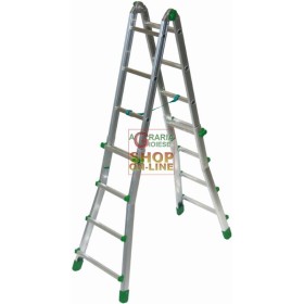 FACAL SCALA EURO-BRIKO ALLUMINIO NORMALE BK 5 MT. 6,10 FACAL SCALA EURO-BRIKO ALLUMINIO NORMALE BK 5 MT. 6,10
