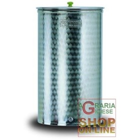 CORDIVARI CONTENITORE INOX 18/10 AISI 316 PER ALIMENTI LT. 500 CORDIVARI CONTENITORE INOX 18/10 AISI 316 PER ALIMENTI LT. 500