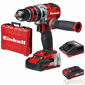 Einhell Trapano avvitatore percussione con 2 batterie litio 18v 2,0ah TE-CD 18 Li-i BL Einhell Trapano avvitatore percussione con 2 batterie litio 18v