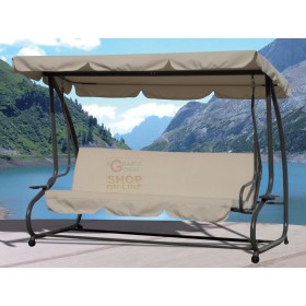 DONDOLO MOD. SOFA 3 POSTI SGANCIO RAPIDO STRUTTURA IN ACCIAIO VERNICIATO DONDOLO MOD. SOFA 3 POSTI SGANCIO RAPIDO STRUTTURA IN ACCIAIO