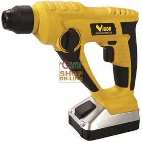 VIGOR MARTELLO TASSELlATORE PERFORATORE A BATTENTE VBH-18 LITIO 18V VIGOR MARTELLO TASSELlATORE PERFORATORE A BATTENTE VBH-18 LITIO