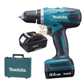 MAKITA TRAPANO CON 2 BATTERIE 14 VOLT LITIO DF347DWE CON VALIGETTA MAKITA TRAPANO CON 2 BATTERIE 14 VOLT LITIO DF347DWE CON