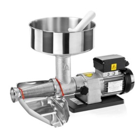 TRE SPADE PASSAPOMODORO ELETTRICO ALLUMINIO MED-JUNIOR SP4 HP. 40 WATT. 300 TRE SPADE PASSAPOMODORO ELETTRICO ALLUMINIO MED-JUNIOR SP4 HP.