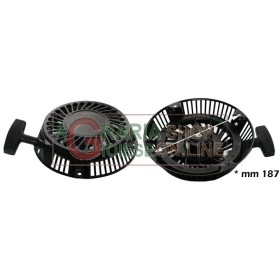 SUPPORTO AVVIAMENTO COMPLETO PER MOTORI BRIGGS E STRATTON VANGUARD MONO E BICILINDRICI mm. 187 SUPPORTO AVVIAMENTO COMPLETO PER MOTORI BRIGGS E STRATTON