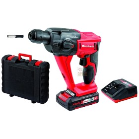 Einhell Martello Tassellatore a batteria 18v 1,5 ah 3 funzioni TE-HD 18 Li con kit Einhell Martello Tassellatore a batteria 18v 1,5 ah 3 funzioni