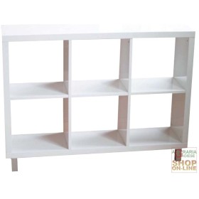 MOBILE GIORNO 6 VANI LACCATO BIANCO CM.120X30X90 MOBILE GIORNO 6 VANI LACCATO BIANCO CM.120X30X90