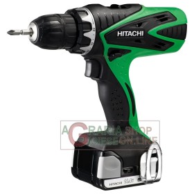 TRAPANO AVVITATORE HITACHI DS14DSFL A BATTERIA LITIO LI-ION 14.4V 1,5AH TRAPANO AVVITATORE HITACHI DS14DSFL A BATTERIA LITIO LI-ION