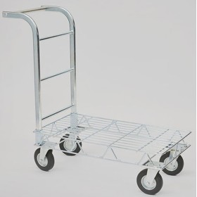 CARRELLO A PIANETTA IN FILO ZINCATO CON QUATTRO RUOTE CARRELLO A PIANETTA IN FILO ZINCATO CON QUATTRO RUOTE
