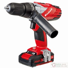 Einhell Trapano avvitatore a percussione a batteria TE-CD 18-2 Li-i Einhell Trapano avvitatore a percussione a batteria TE-CD 18-2