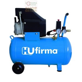 HUFIRMA COMPRESSORE 230V HUCAF-50L 1 CILINDRO DIRETTO HP. 2 LT. 50 HUFIRMA COMPRESSORE 230V HUCAF-50L 1 CILINDRO DIRETTO HP. 2 LT.