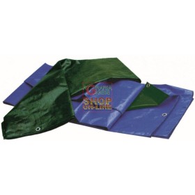 TELO OCCHIELLATO PVC VERDE GR. 125 MQ. TELONE MT. 12 X 16 TELO OCCHIELLATO PVC VERDE GR. 125 MQ. TELONE MT. 12 X 16