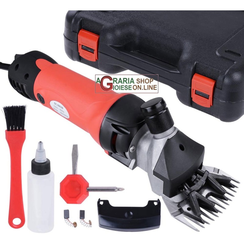 Tosatrice Professionale Per Pecore E Capre - Motore 750W, 2400 Giri/min - Kit Completo Con Lame E Accessori - 220V - Foto 12