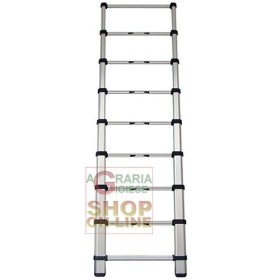 GIERRE SCALA ESTESIBILE TELESCOPICA ALLUNGABILE IN ALLUMINIO EN131 9 GRADINI GIERRE SCALA ESTESIBILE TELESCOPICA ALLUNGABILE IN ALLUMINIO